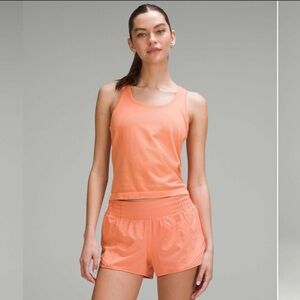 Lululemon Swiftly Tech Racerback Tank Top 2.0 *Waist Length Size 8 Coral Kiss